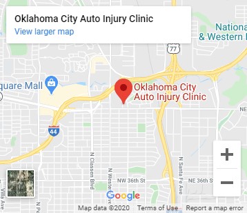Map of Oklahoma City Auto Injury Clinic